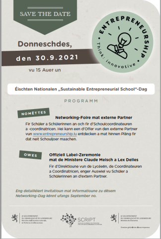 1. Nationalen Sustainable Enterpreneurial School-Dag